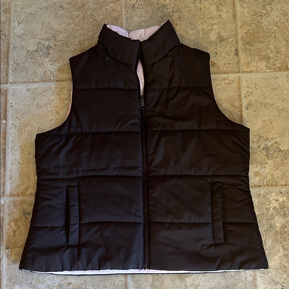 Merona Brown Puffer Vest